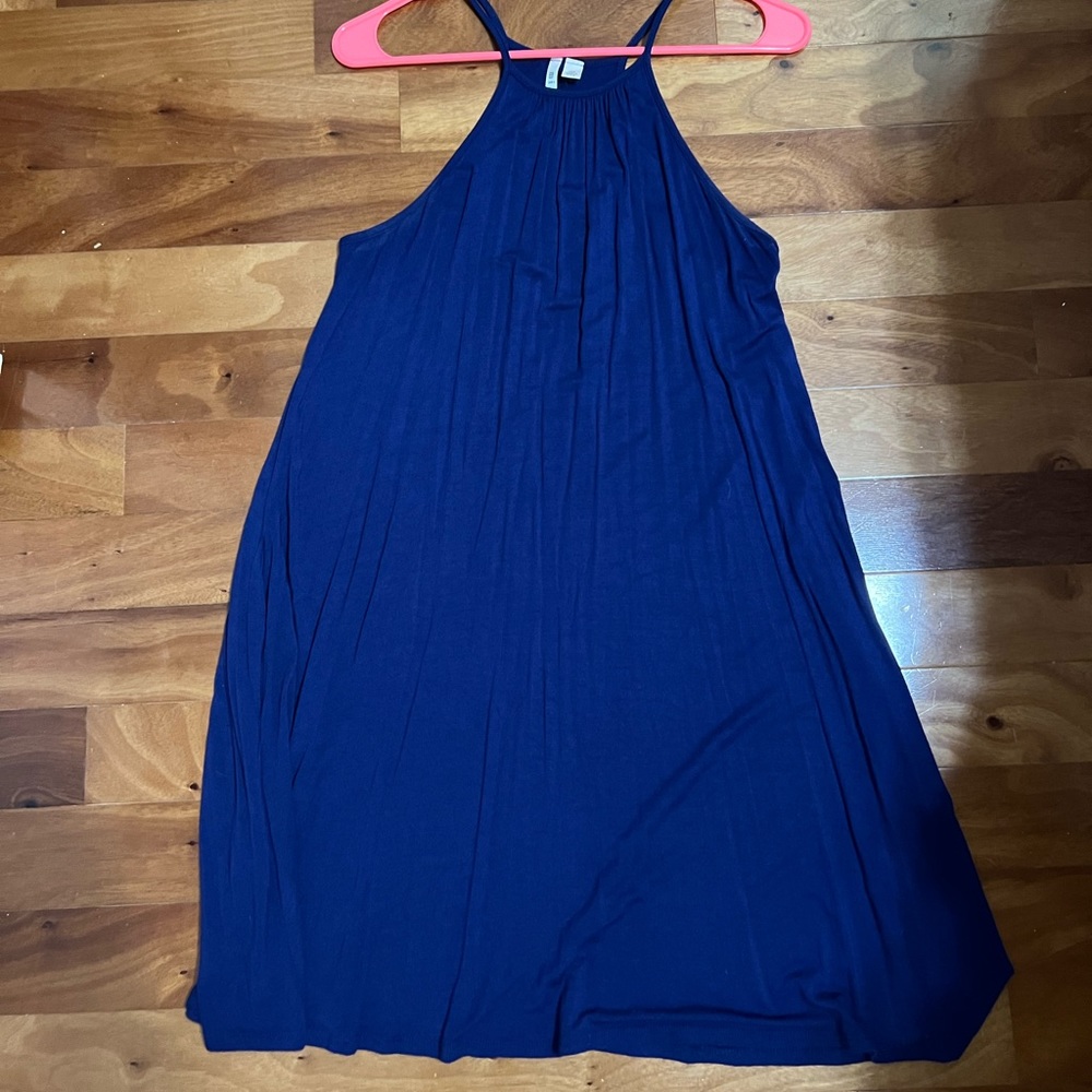 Blue Francesca’s game day dress